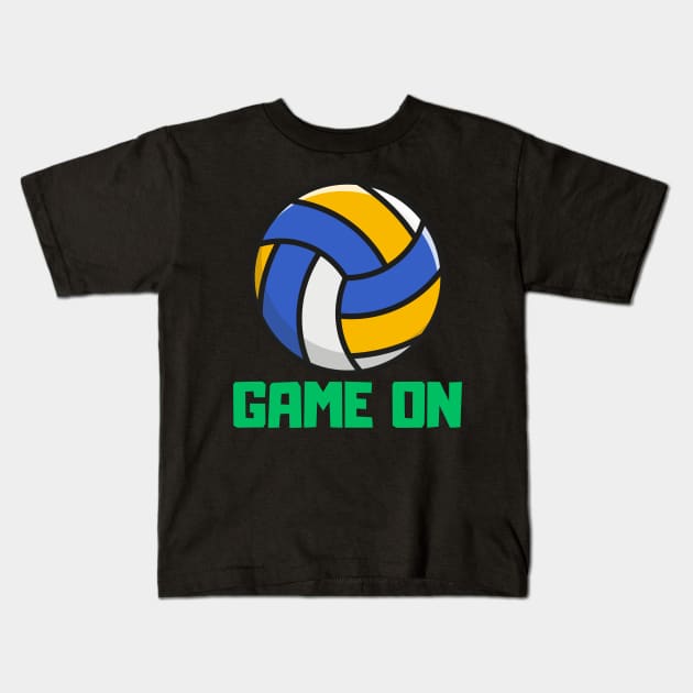 GAME ON Kids T-Shirt by akukkel